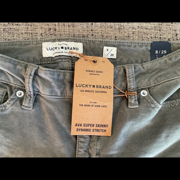 Lucky Brand Bundle (Sage Green Jacket, Jeans with matching Tee and Belt) - Picture 10 of 16